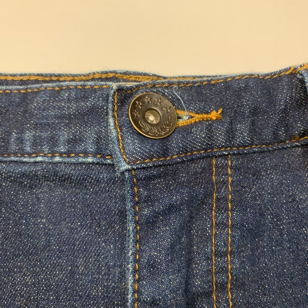 Free People Blue Jean Denim Mini Skirt Size 2 - Picture 3 of 6